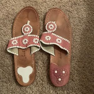Jack Rogers Red/White SZ 9